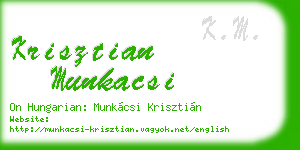 krisztian munkacsi business card