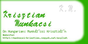 krisztian munkacsi business card